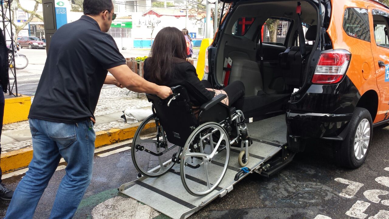 Uber para cadeirante em Curitiba